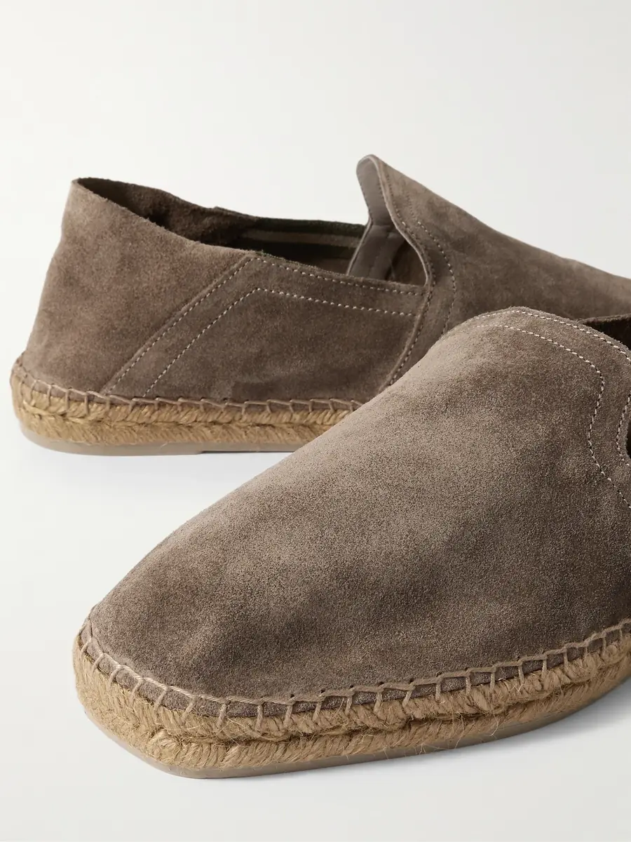 Castañer Parker Collapsible-Heel Suede Espadrilles - Men | Thumbnail 5