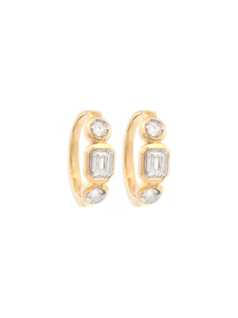 Earrings D:0.186|DEM:0.304 14KT YG