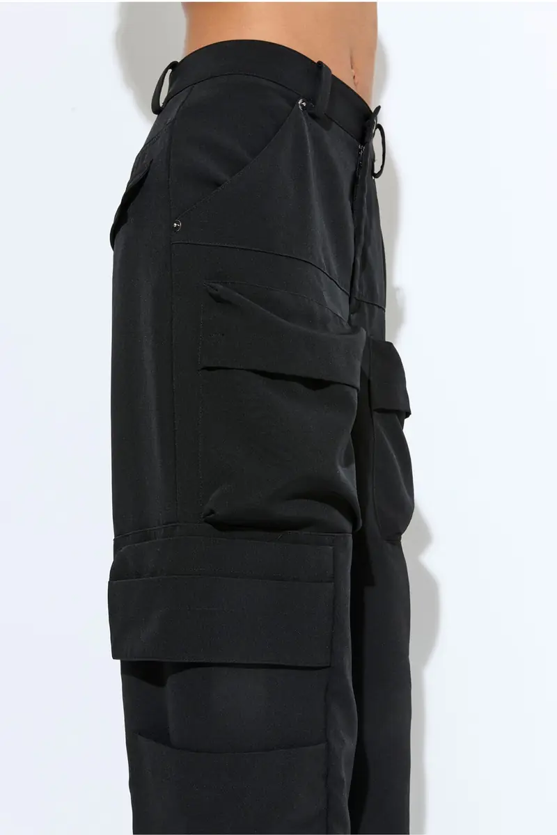LAPOINTE Stretch Drape Crepe Utility Pant | Thumbnail 3