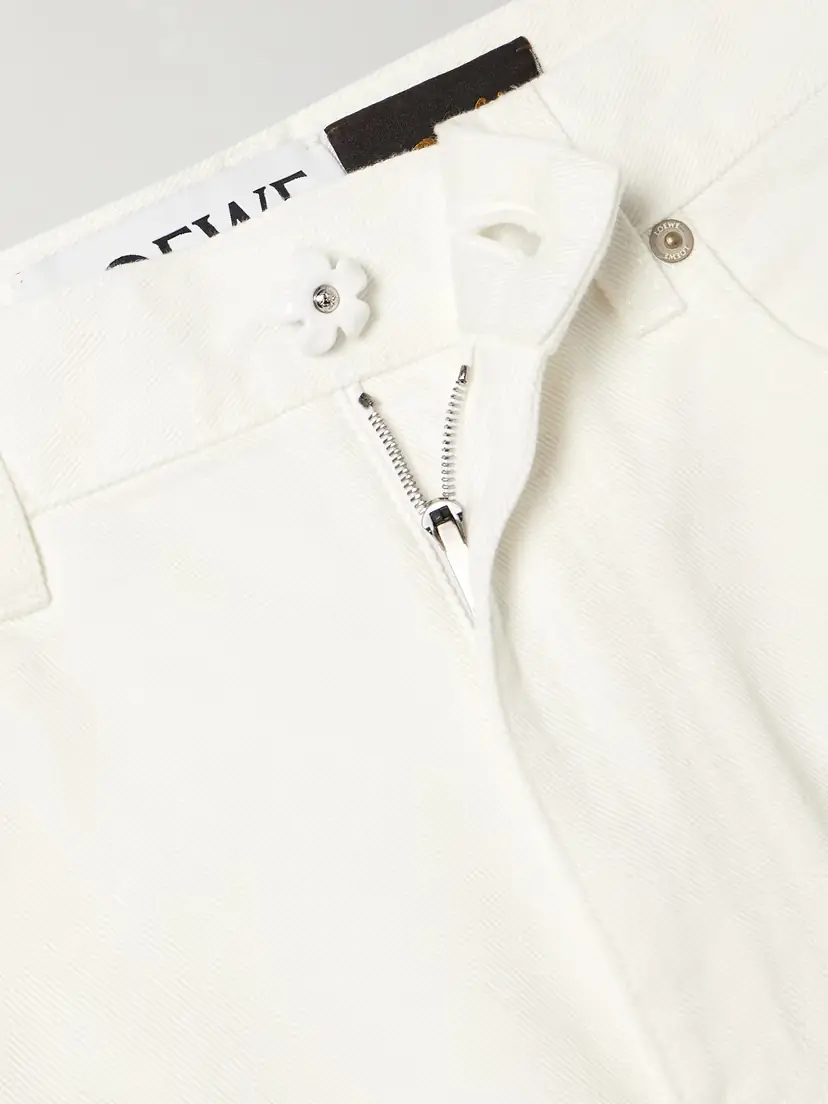 Loewe + Paula's Ibiza Paneled Embellished Mid-rise Barrel-leg Jeans | Thumbnail 5 Loewe + Paula's Ibiza Paneled Embellished Mid-rise Barrel-leg Jeans | Thumbnail 5