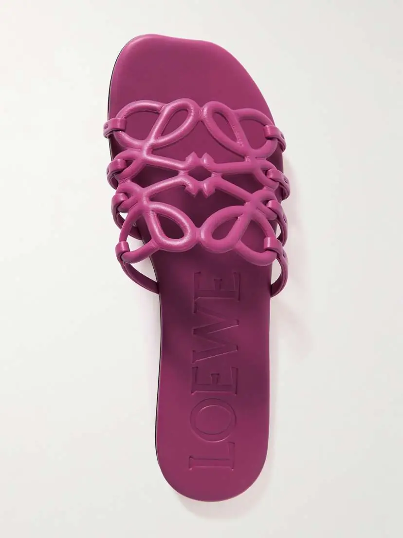 Loewe + Paula's Ibiza Petal Anagram Leather Slides | Thumbnail 5 Loewe + Paula's Ibiza Petal Anagram Leather Slides | Thumbnail 5