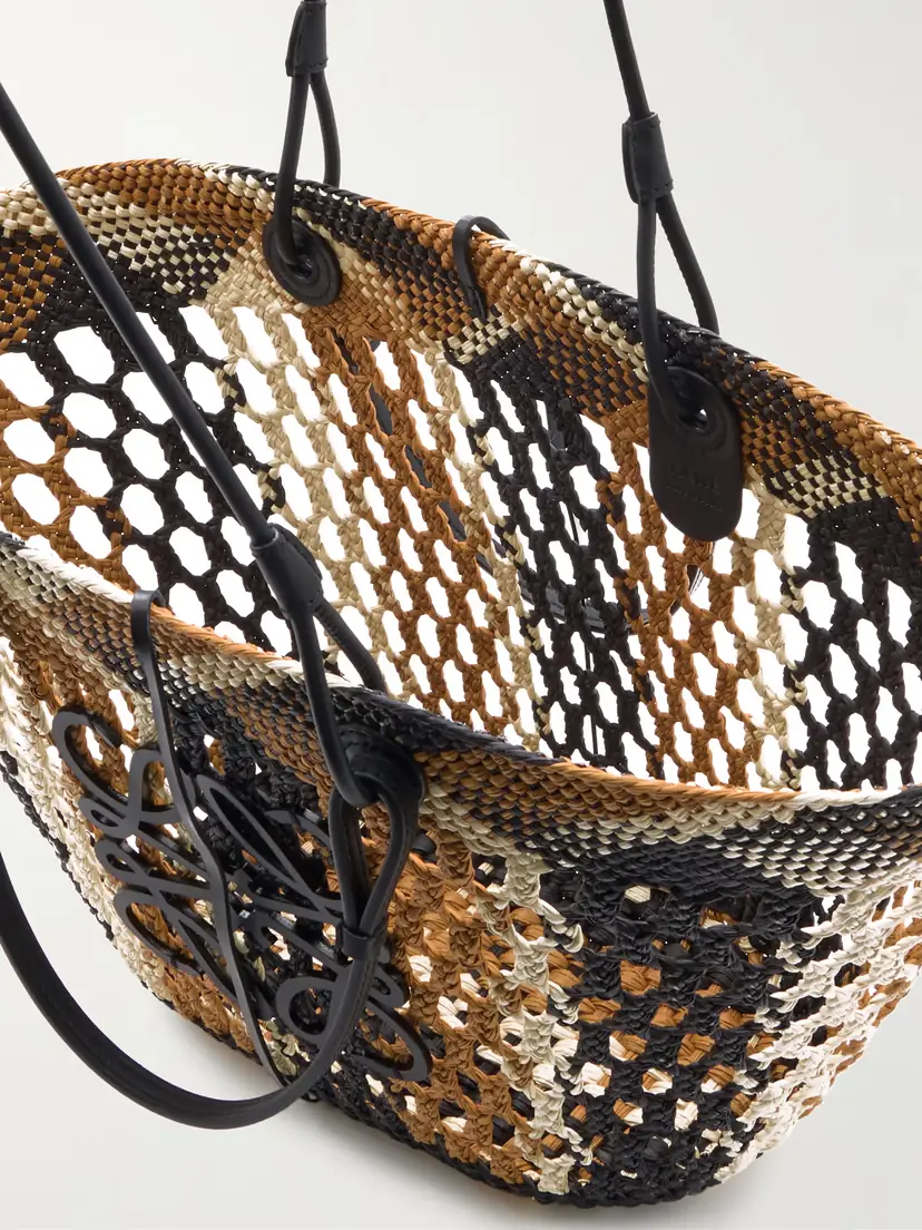 Loewe + Paula's Ibiza Anagram Leather-trimmed Woven Palm Tote | Thumbnail 5 Loewe + Paula's Ibiza Anagram Leather-trimmed Woven Palm Tote | Thumbnail 5