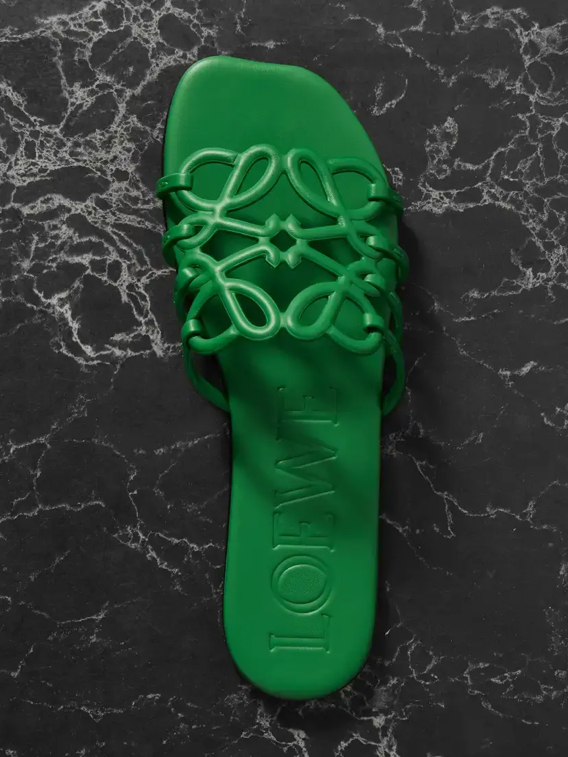 Loewe + Paula's Ibiza Petal Anagram Leather Slides | Thumbnail 5 Loewe + Paula's Ibiza Petal Anagram Leather Slides | Thumbnail 5