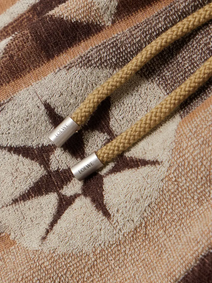 Loewe + Paula's Ibiza Jacquard-woven Cotton-blend Terry Shorts | Thumbnail 4 Loewe + Paula's Ibiza Jacquard-woven Cotton-blend Terry Shorts | Thumbnail 4