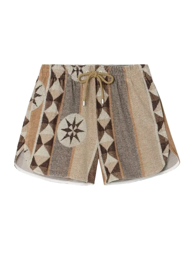 Loewe + Paula's Ibiza Jacquard-woven Cotton-blend Terry Shorts | Thumbnail 1 Loewe + Paula's Ibiza Jacquard-woven Cotton-blend Terry Shorts | Thumbnail 1
