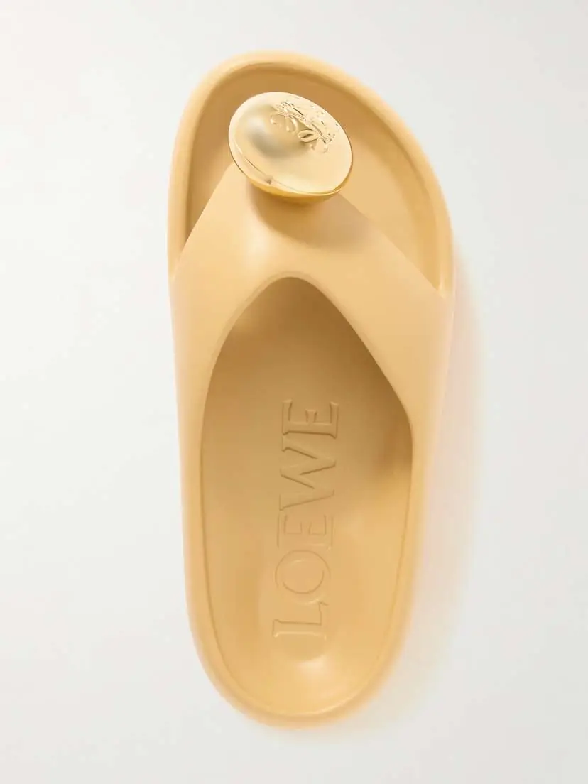 Loewe + Paula's Ibiza Bubble Logo-detailed Rubber Slides | Thumbnail 5