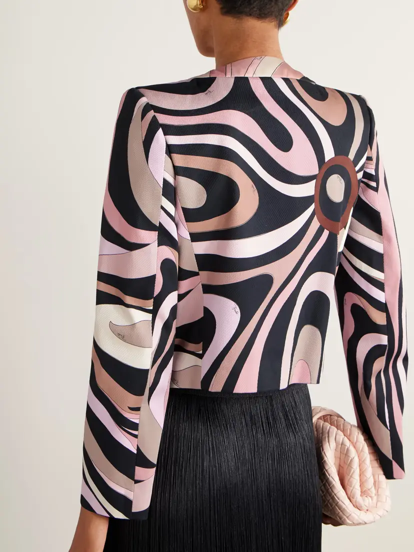 PUCCI Printed Cotton-blend Gabardine Jacket | Thumbnail 3