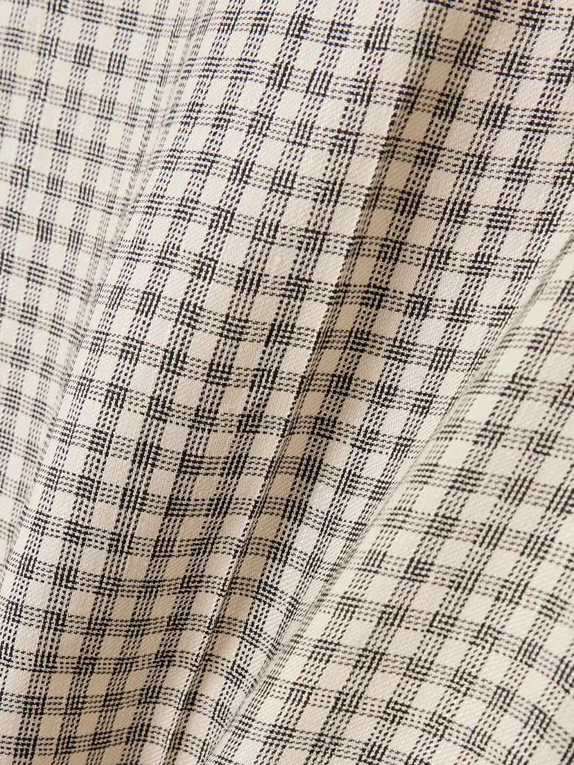 Theory Checked Linen-blend Wide-leg Pants | Thumbnail 5 Theory Checked Linen-blend Wide-leg Pants | Thumbnail 5