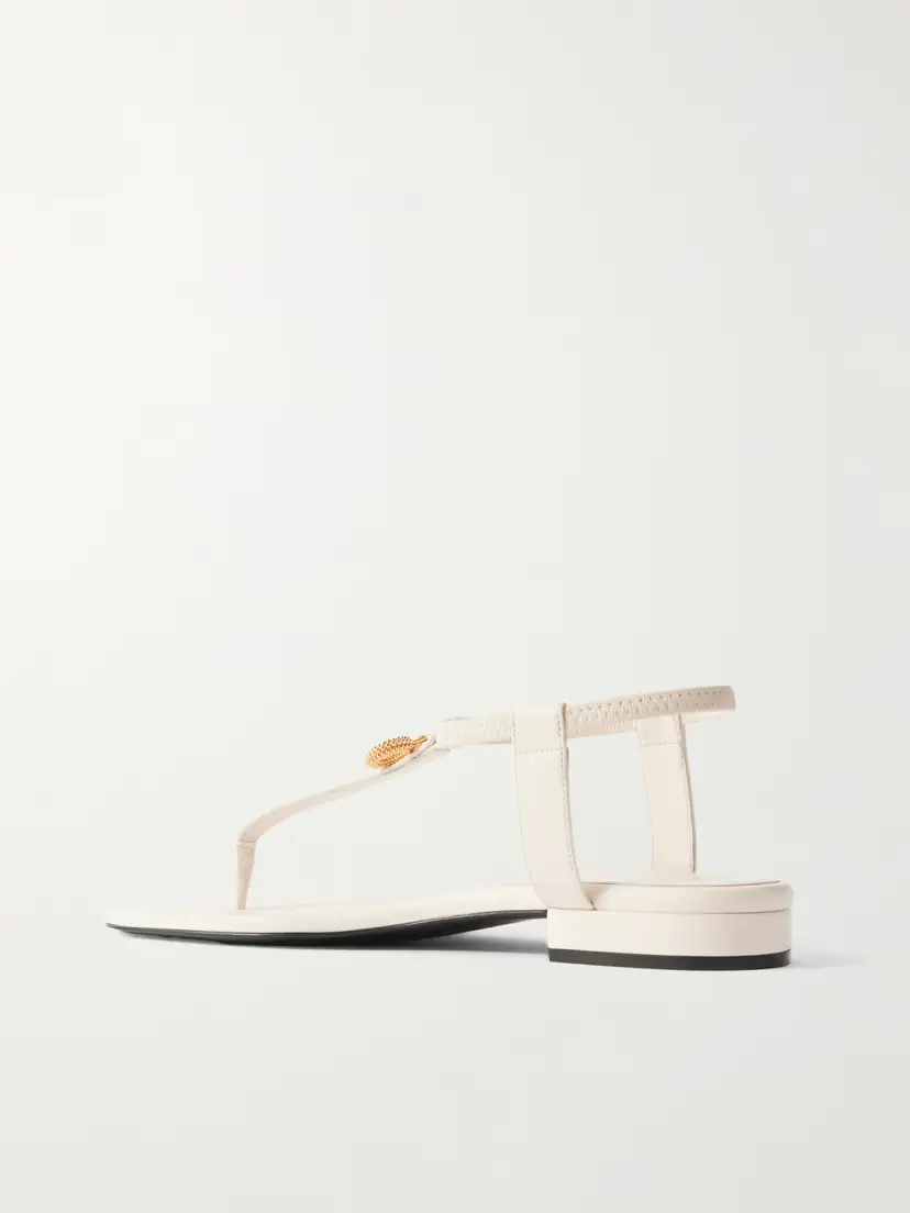 Loro Piana Mindil Embellished Leather Sandals | Thumbnail 3 Loro Piana Mindil Embellished Leather Sandals | Thumbnail 3