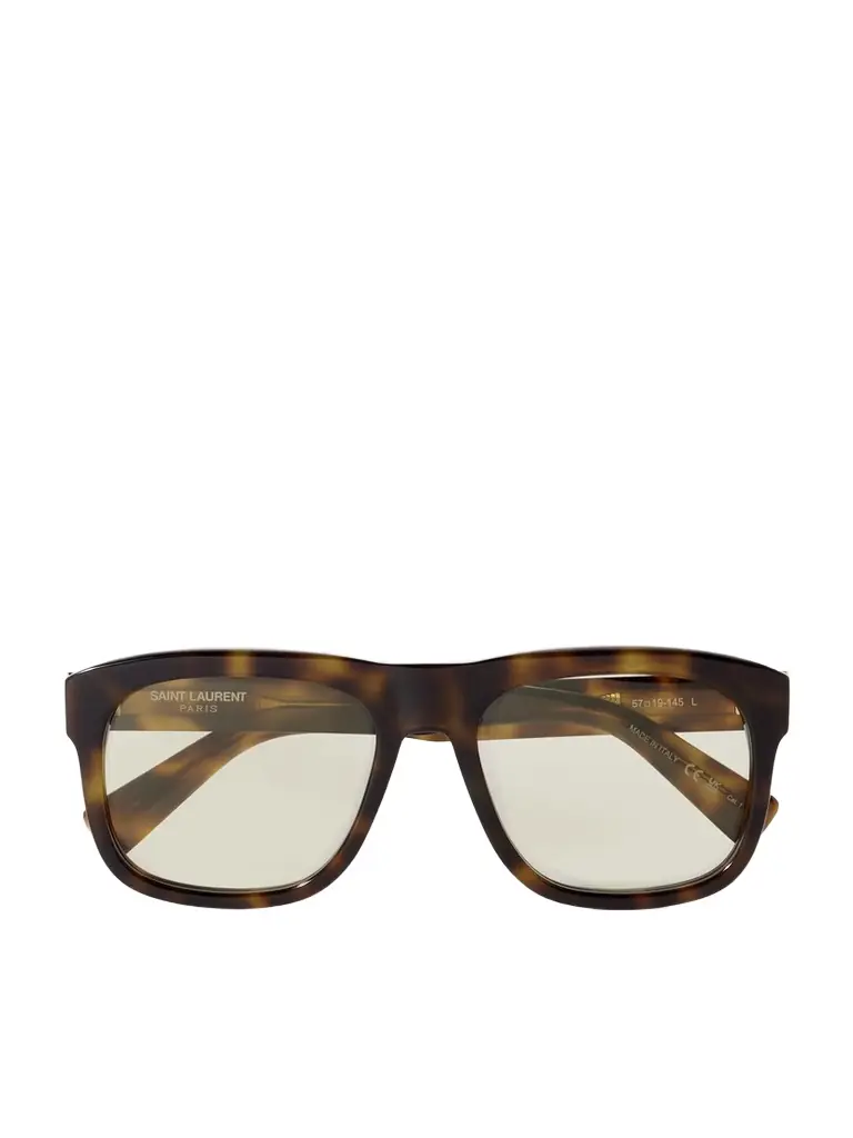 Saint Laurent Eyewear Square-frame Tortoiseshell Acetate Sunglasses | Image 1 Saint Laurent Eyewear Square-frame Tortoiseshell Acetate Sunglasses | Image 1