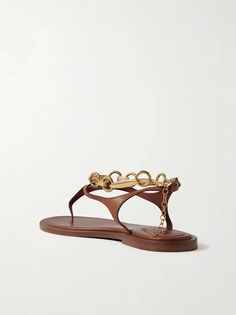 Zimmermann Wild Embellished Leather Sandals | Thumbnail 3 Zimmermann Wild Embellished Leather Sandals | Thumbnail 3