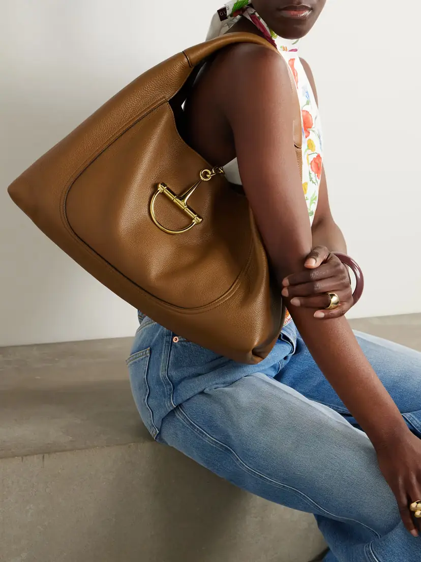 Gucci Softbit Maxi Textured-leather Tote | Thumbnail 2 Gucci Softbit Maxi Textured-leather Tote | Thumbnail 2