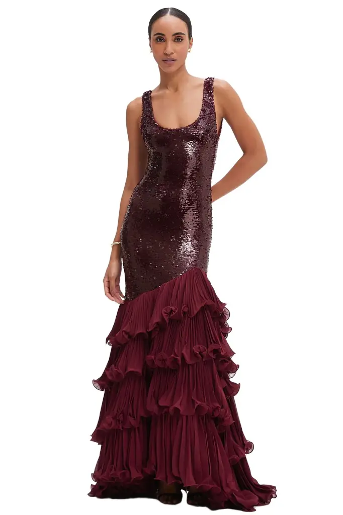 PatBo SEQUIN DROP WAIST GOWN (RUNWAY) | Image 1 PatBo SEQUIN DROP WAIST GOWN (RUNWAY) | Image 1