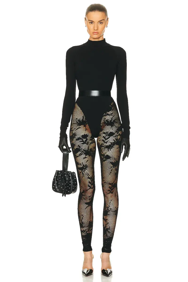 ALAÏA Turtleneck Catsuit | Image 1 ALAÏA Turtleneck Catsuit | Image 1