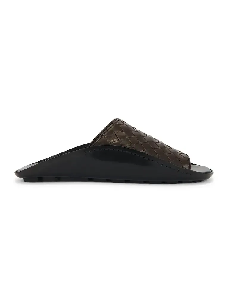 Nappa Opaque Weave Mule Sandal Nappa Opaque Weave Mule Sandal