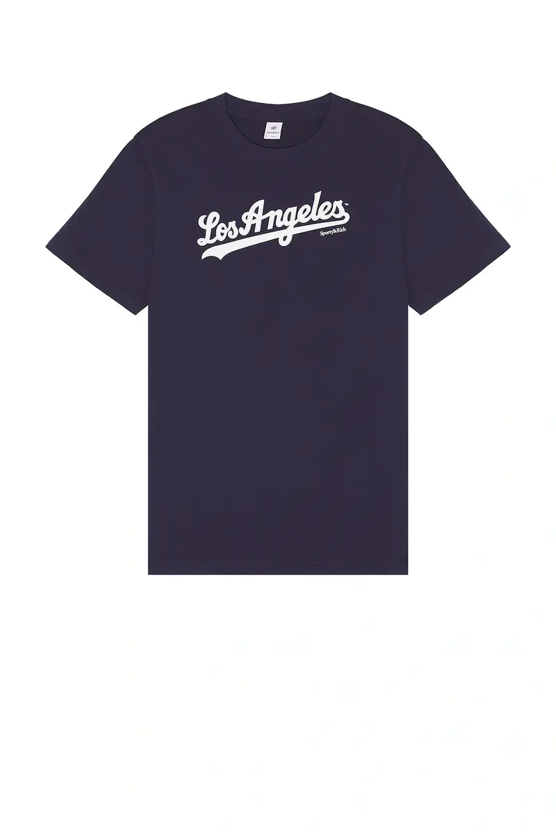 Sporty & Rich Dodgers T-Shirt | Image 1 Sporty & Rich Dodgers T-Shirt | Image 1