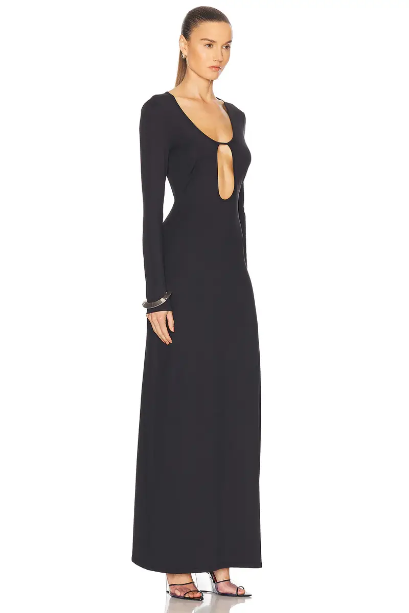 Kiki de Montparnasse Echauffe Open Long Gown | Thumbnail 2 Kiki de Montparnasse Echauffe Open Long Gown | Thumbnail 2