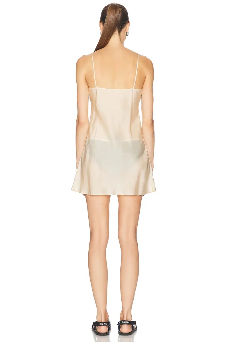 Miu Miu Mini Slip Dress | Thumbnail 3 Miu Miu Mini Slip Dress | Thumbnail 3