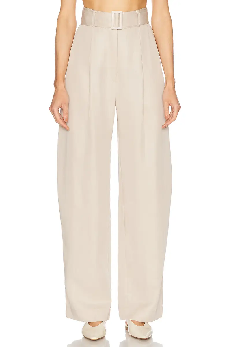 Matthew Bruch Pleated Barrel Trouser | Image 1 Matthew Bruch Pleated Barrel Trouser | Image 1