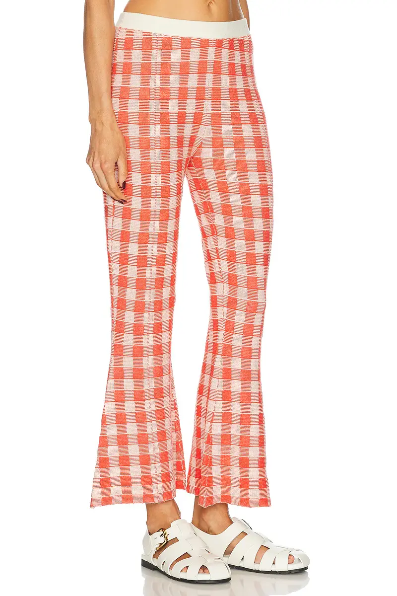 Guest In Residence Gingham Flare Pant | Thumbnail 2