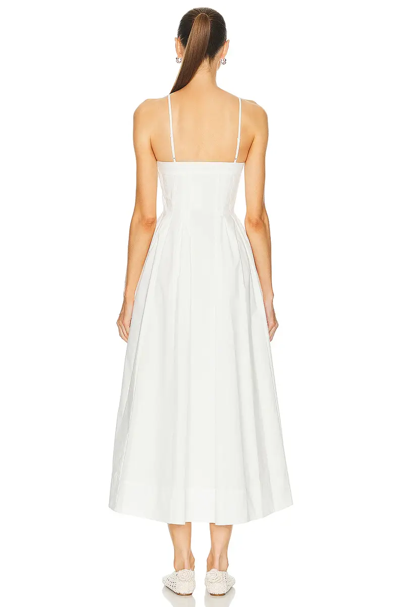 Simkhai Kittiya Sleeveless Midi Dress | Thumbnail 3 Simkhai Kittiya Sleeveless Midi Dress | Thumbnail 3