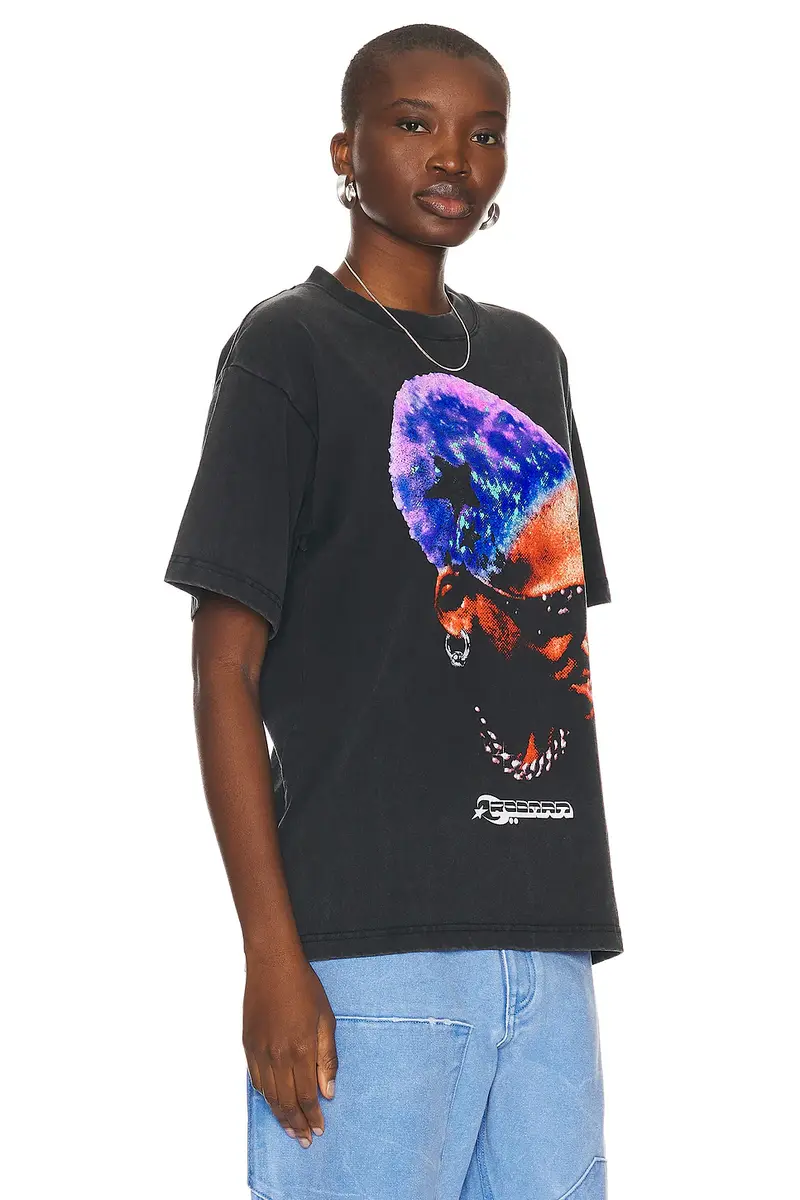 Stadium LA Rodman Purple Stars Tee | Thumbnail 4