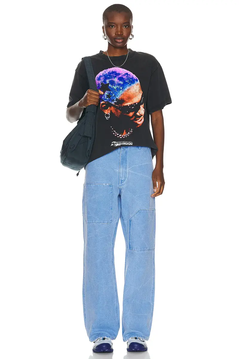 Stadium LA Rodman Purple Stars Tee | Thumbnail 6