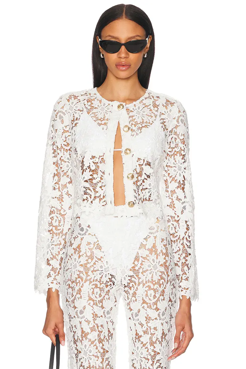 La Porte Coco Lace Button Shirt | Image 1 La Porte Coco Lace Button Shirt | Image 1