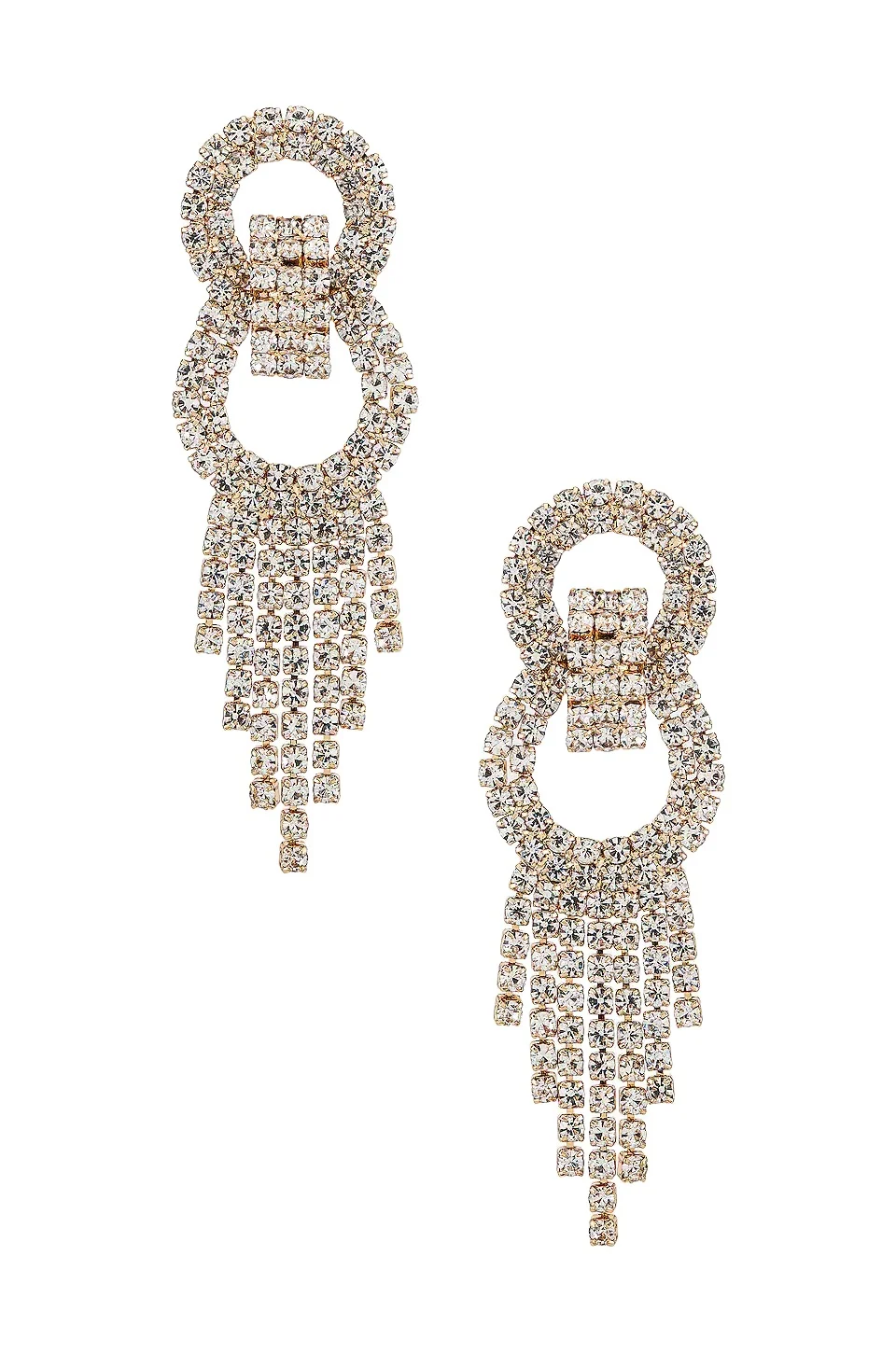 Crystal Fringe Earrings Crystal Fringe Earrings
