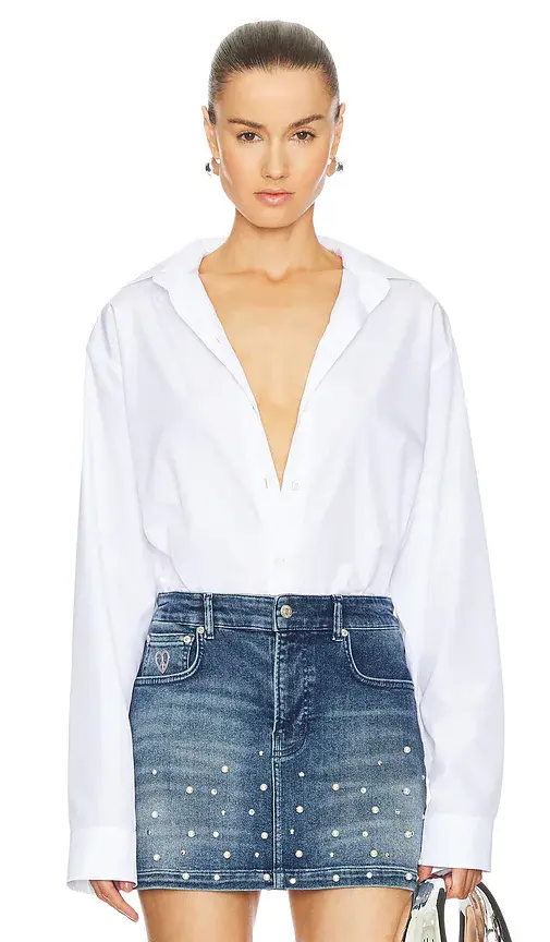 Moschino Jeans Button Up Shirt | Image 1 Moschino Jeans Button Up Shirt | Image 1