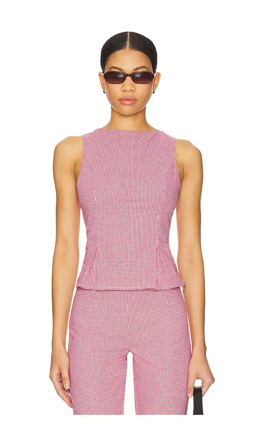 MORE TO COME Drea Peplum Top | Image 1 MORE TO COME Drea Peplum Top | Image 1