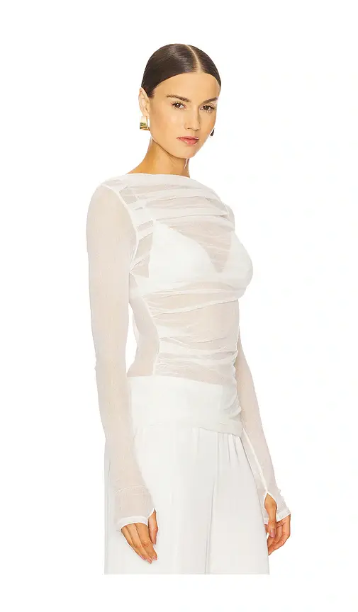 ENZA COSTA Draped Boatneck | Thumbnail 2 ENZA COSTA Draped Boatneck | Thumbnail 2