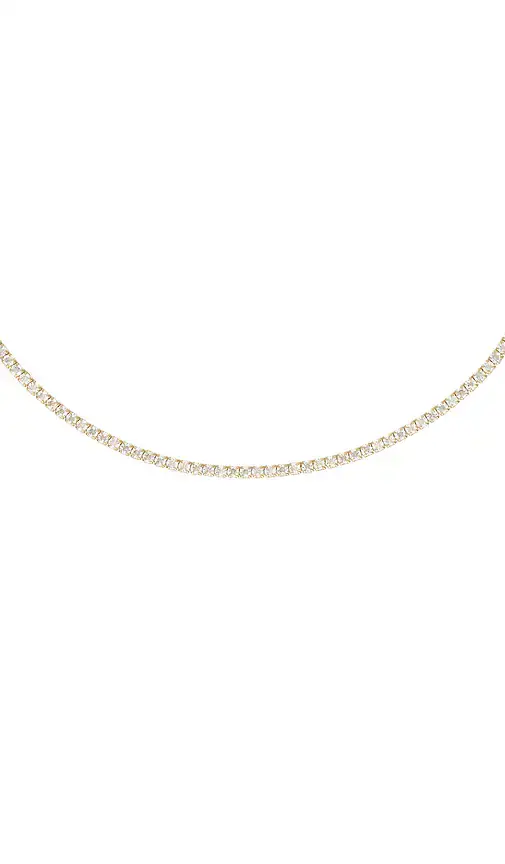 By Adina Eden Thin Tennis Choker | Thumbnail 2 By Adina Eden Thin Tennis Choker | Thumbnail 2