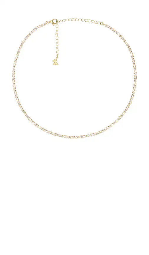 By Adina Eden Thin Tennis Choker | Image 1 By Adina Eden Thin Tennis Choker | Image 1