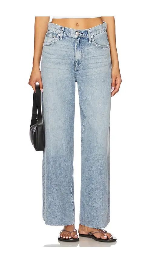 rag & bone Featherweight Sofie High Rise Wide Leg Jeans