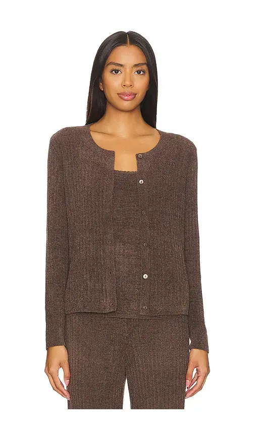 Barefoot Dreams CozyChic Ultra Light Ribbed Button Cardigan | Thumbnail 2 Barefoot Dreams CozyChic Ultra Light Ribbed Button Cardigan | Thumbnail 2