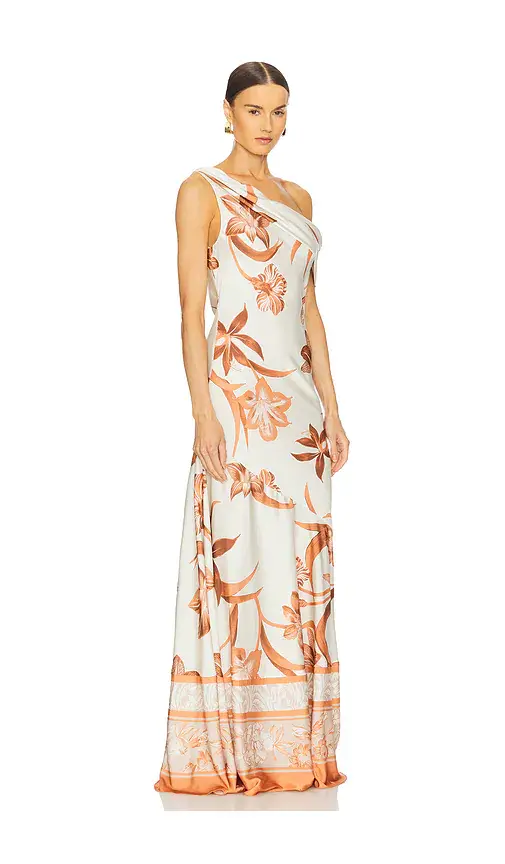 ROCOCO SAND One Shoulder Maxi Dress | Thumbnail 2 ROCOCO SAND One Shoulder Maxi Dress | Thumbnail 2