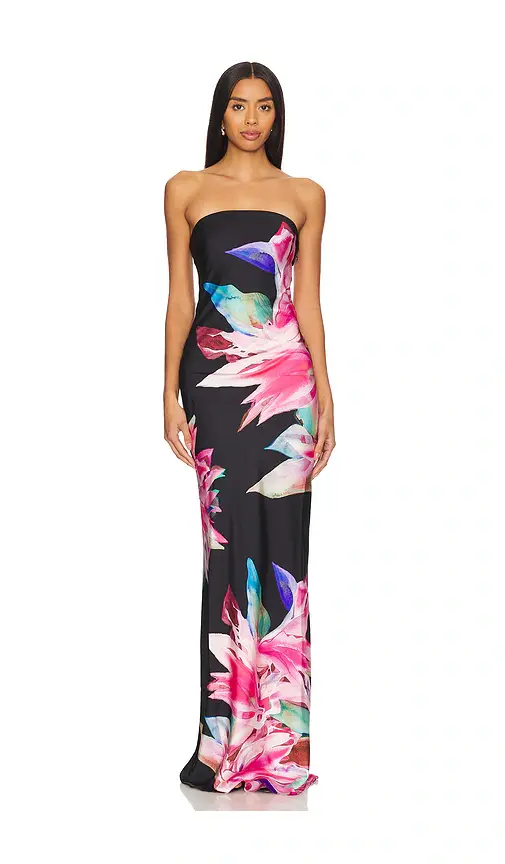 ROCOCO SAND Strapless Maxi Dress