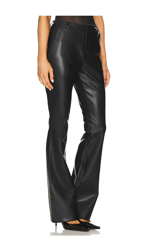 SEROYA Ronja Faux Leather Trouser | Thumbnail 2