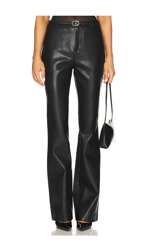 SEROYA Ronja Faux Leather Trouser
