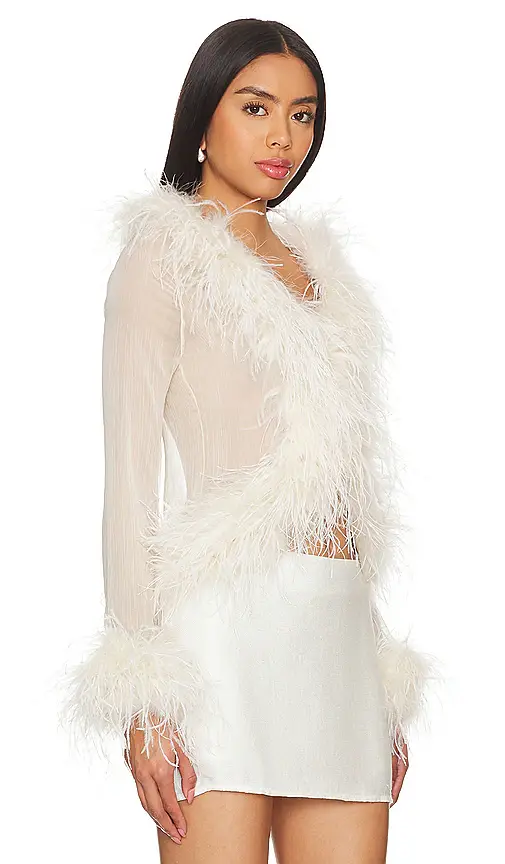 Bubish Gigi Feather Blouse | Thumbnail 2