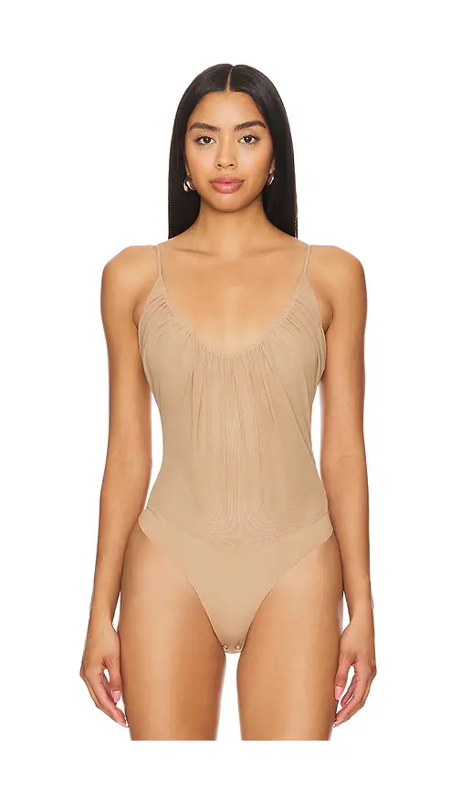 L'Agence Gelina Ruched Bodysuit | Thumbnail 2 L'Agence Gelina Ruched Bodysuit | Thumbnail 2