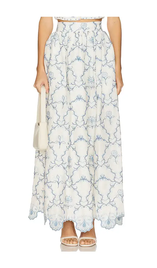 Agua by Agua Bendita Tangelo Maxi Skirt | Image 1 Agua by Agua Bendita Tangelo Maxi Skirt | Image 1