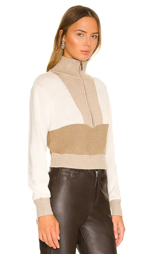 L'Academie Cheshire Half Zip Sweater | Thumbnail 2 L'Academie Cheshire Half Zip Sweater | Thumbnail 2