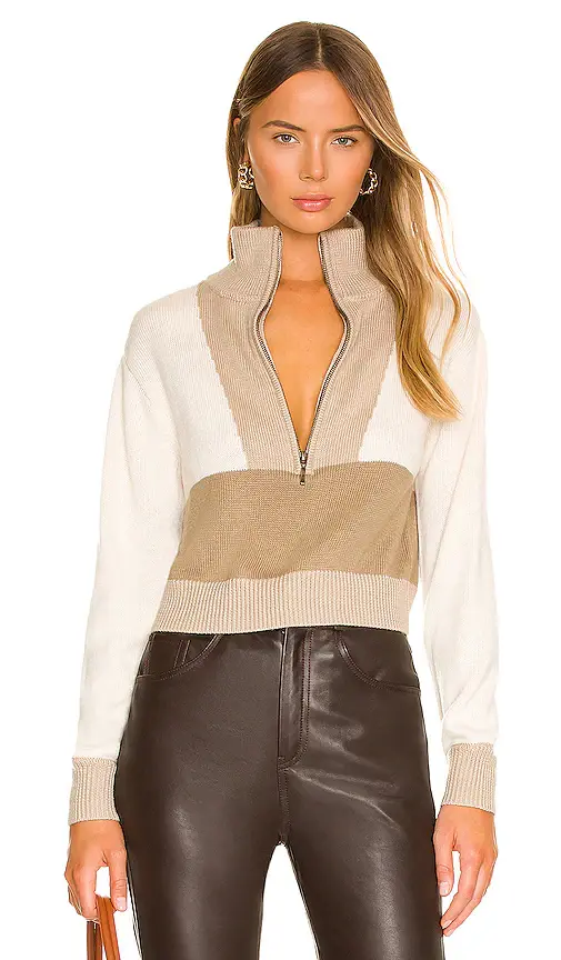 L'Academie Cheshire Half Zip Sweater | Image 1 L'Academie Cheshire Half Zip Sweater | Image 1