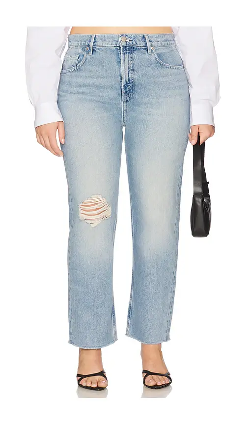 GOOD AMERICAN Good Standard Straight Jeans | Thumbnail 2 GOOD AMERICAN Good Standard Straight Jeans | Thumbnail 2