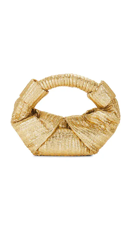 SIMONMILLER Metallic Raffia Lopsy Bag | Thumbnail 2