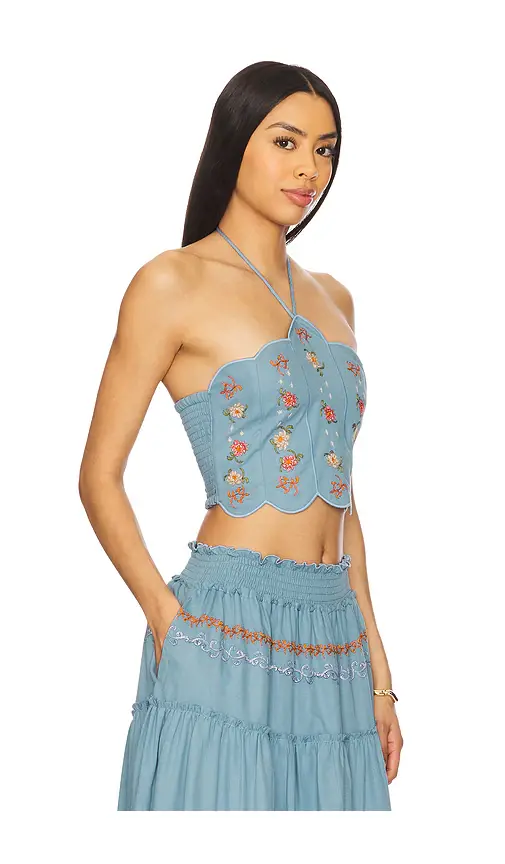 Agua Bendita x REVOLVE Serenity Crop Top | Thumbnail 2 Agua Bendita x REVOLVE Serenity Crop Top | Thumbnail 2