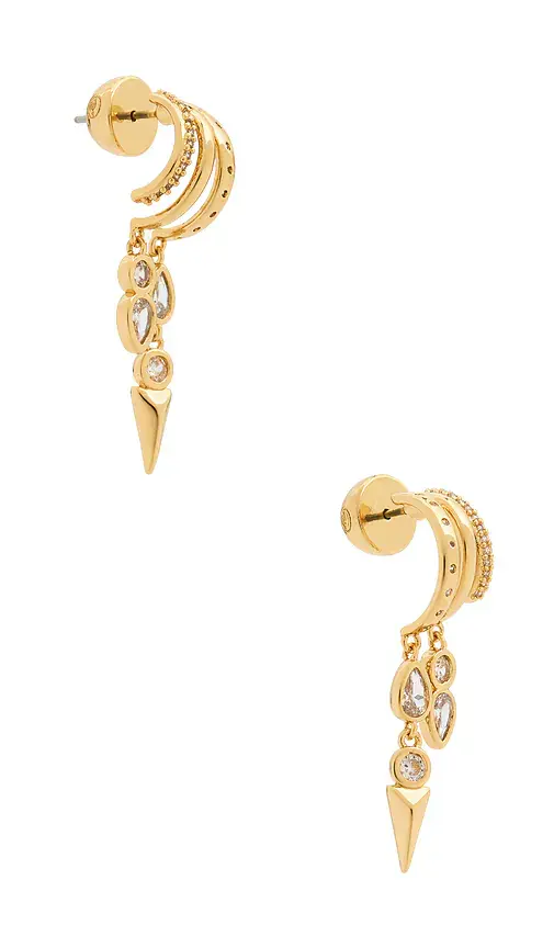Ettika Royal Crystal Drop Earrings | Thumbnail 2 Ettika Royal Crystal Drop Earrings | Thumbnail 2