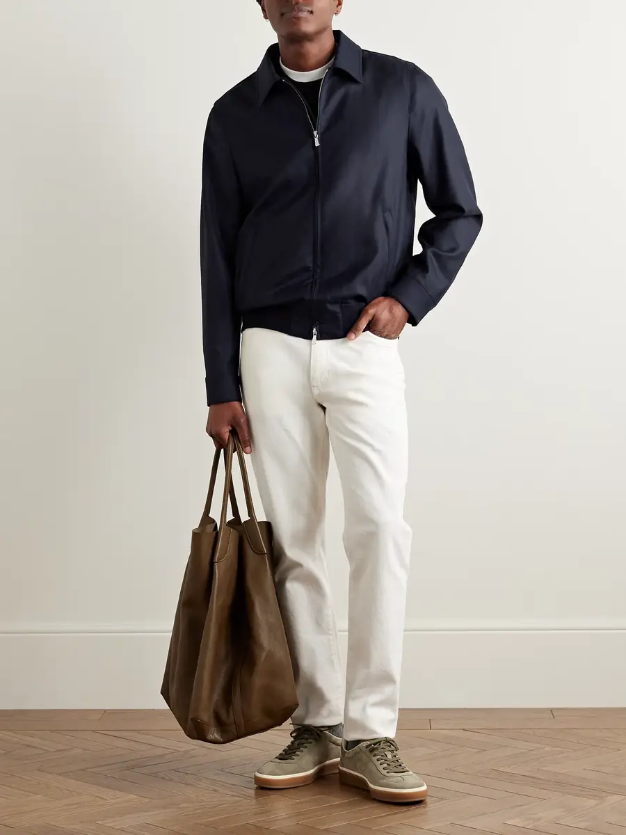 Thom Sweeney Wool Bomber Jacket - Men | Thumbnail 2